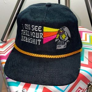 I can see through your Bull shirt trucker hat